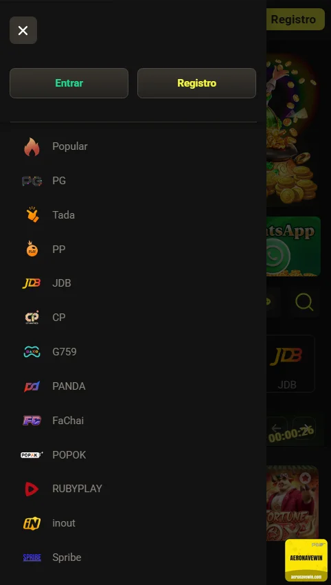 aeronavewin Interface